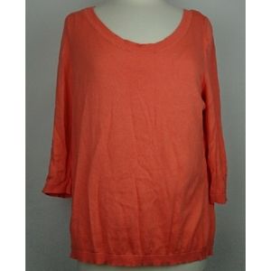 Torrid chiffon tank sweater coral color size 0